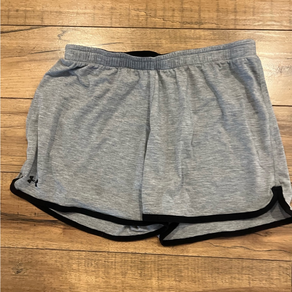 Under Armour Grey Shorts with Black Trim